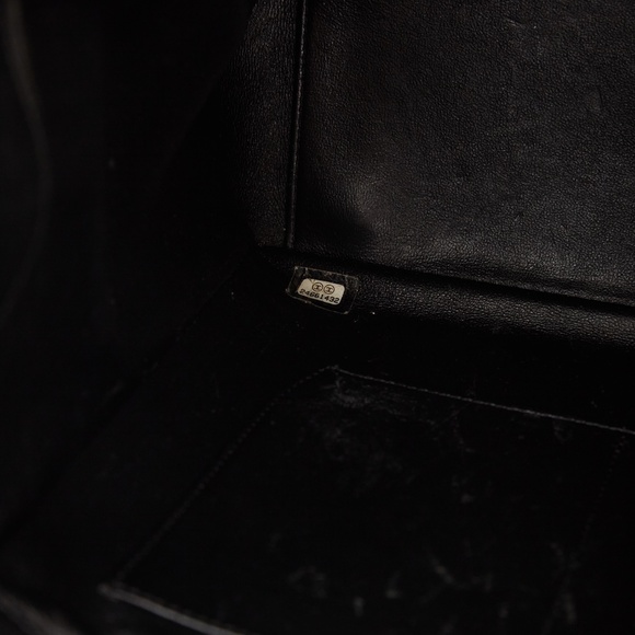 CHANEL BLACK CAVIAR SMALL SHOPPING BUSINESS AFFINITY TOTE (CIRCA 2017) - Picture 8 of 10